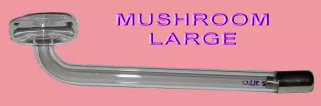 Mushroom Large ELECTRODE TUBE HIGH FREQUENCY VIOLET RAY DARSONVAL 12MM