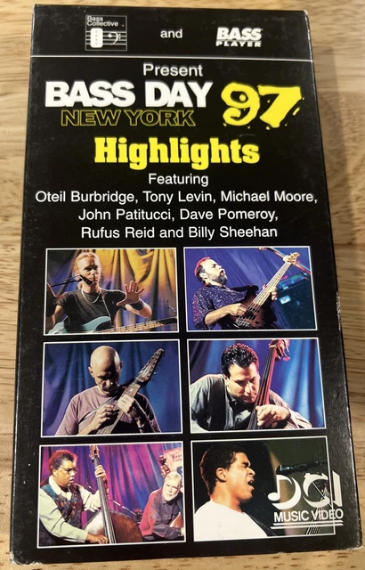 BASS DAY '97 Highlights VHS 1998 DCI Music Video Bass Guitar Hi-Fi