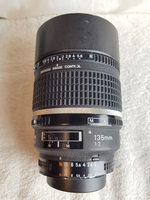 Nikon 135mm f/2 AF DC-Nikkor Portrait Lens.