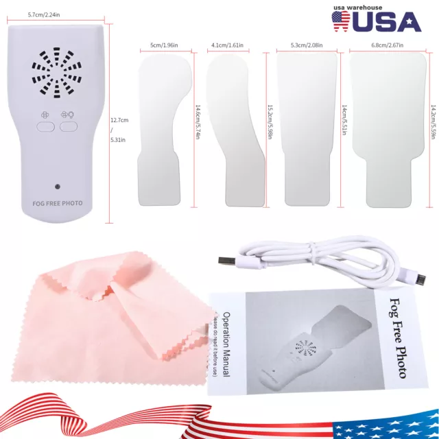 USA Dental Occlusal Mirror Fog Free LED Intra Oral Photo System Mirror Anti-Fog