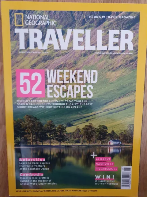 NATIONAL GEOGRAPHIC TRAVELLER MAGAZINE 52 WEEKEND ESCAPES+ANTARCTICA Cambodia 