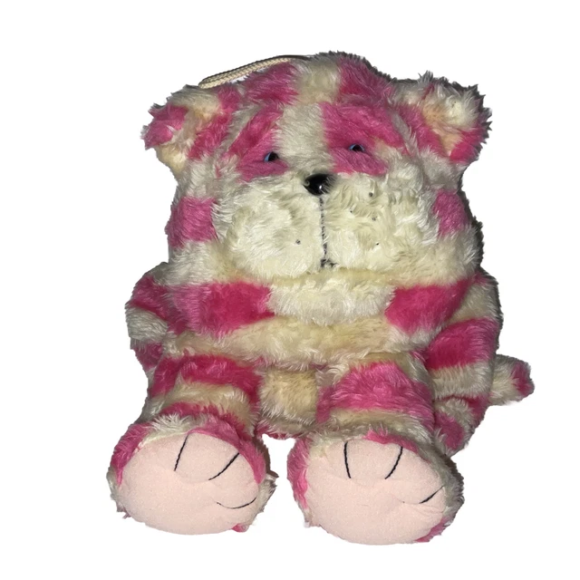 VINTAGE BAGPUSS PINK Striped Hot Water Bottle Cover/ Pyjama Case Cat