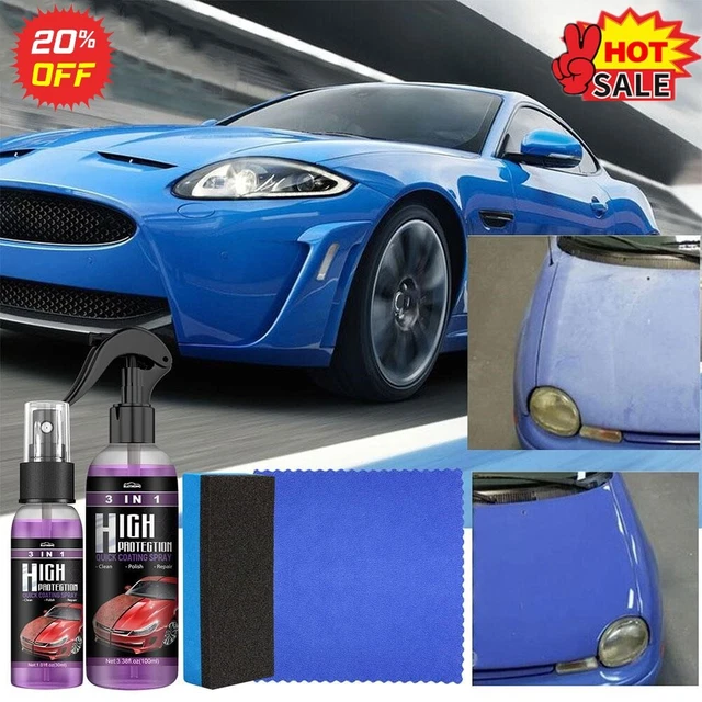 Cappotto auto rapido ad alta protezione 3 in 1 kit idrofobo 100 ml