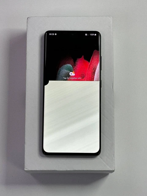 Samsung Galaxy S21 Ultra 128GB 5G (SM-G998B) Black - Cracked Rear/Screen damaged