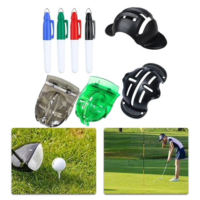 Complete Golf Ball Marker Kit for Perfect Alignment & Easy Identification