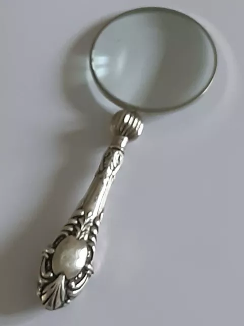 Crisford&Norris Birmingham 1912 HM Sterling Silver Handle Magnifying Glass