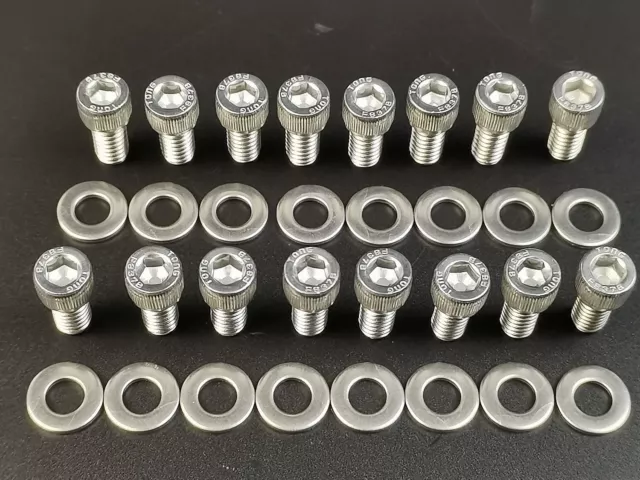 Ford 351C 351M 400M Valve Cover Bolts Stainless Steel Set Boss 302 351 Cobra Jet
