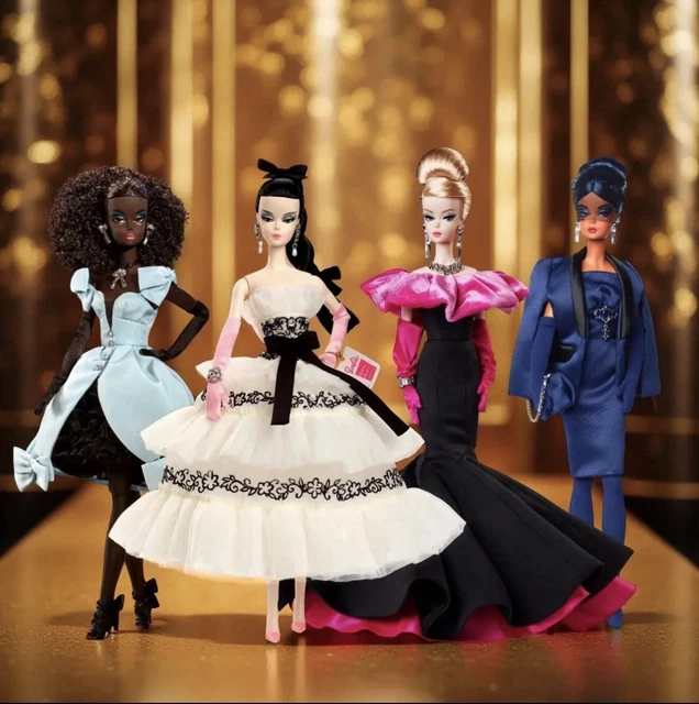 Glam Gown Barbie Silkstone Fashion Model Collection Gold Label / LE NIB