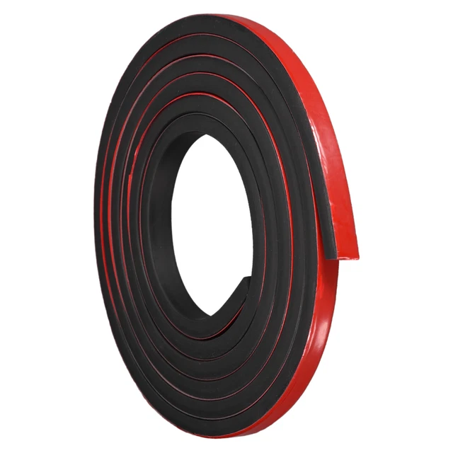 Strisce di gomma adesiva 0,6""B x 3/8""T x 10'L massiccio in neoprene foglio di gomma rotoli