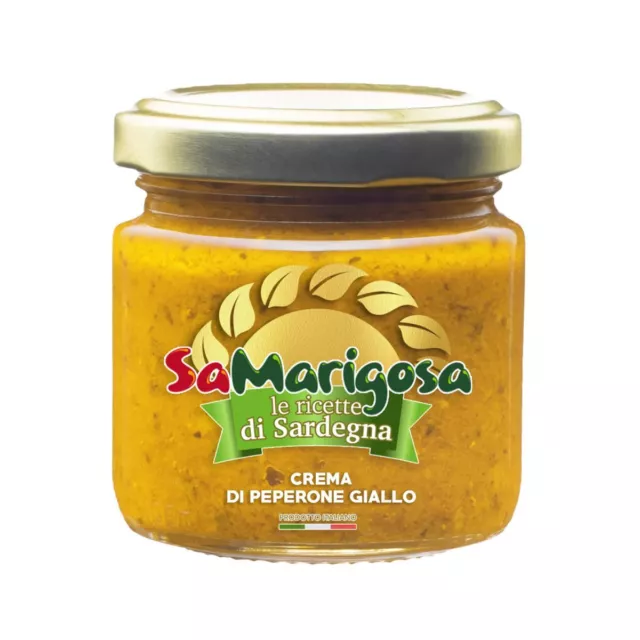 (43,89 EUR/kg) Creme aus gelben Paprika aus Sardinien, Sa Marigosa 90 g