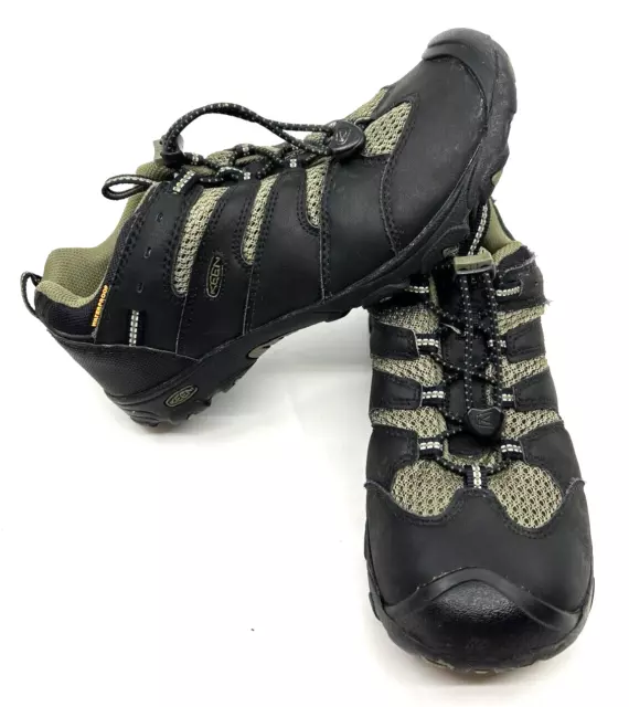 KEEN Womens Waterproof Koven Hiking Shoes Size 6 Black Mesh Low Top Outdoors