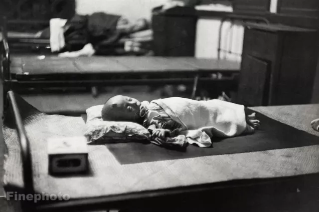 1949 Vintage SINGAPORE DEATH HOUSE Dying Baby Child 11x14 HENRI CARTIER-BRESSON