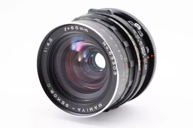 🌟 Exc+5 🌟 Objectif grand angle Mamiya Sekor C 65 mm F/4.5 pour RB67 Pro S... 2