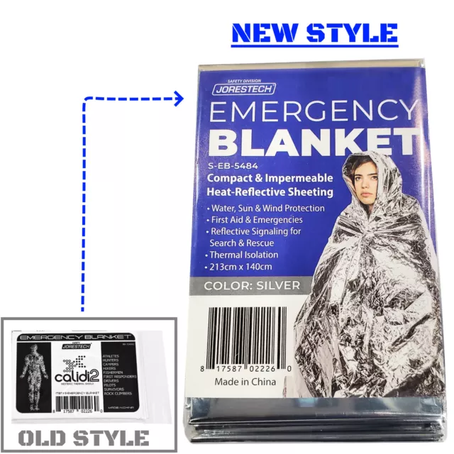 40 PACK • Emergency Mylar Solar Blanket Survival Safety Insulating Thermal silve 2