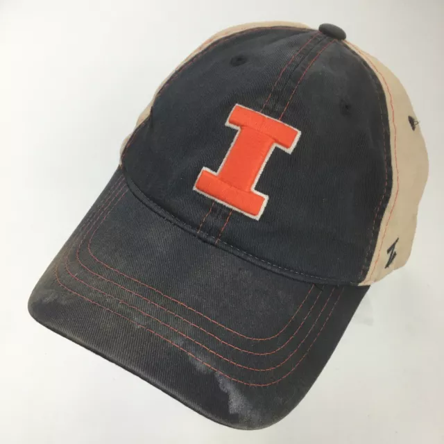 Combattimento Illini Illinois Sfera Berretto Cappello Regolabile Baseball Da