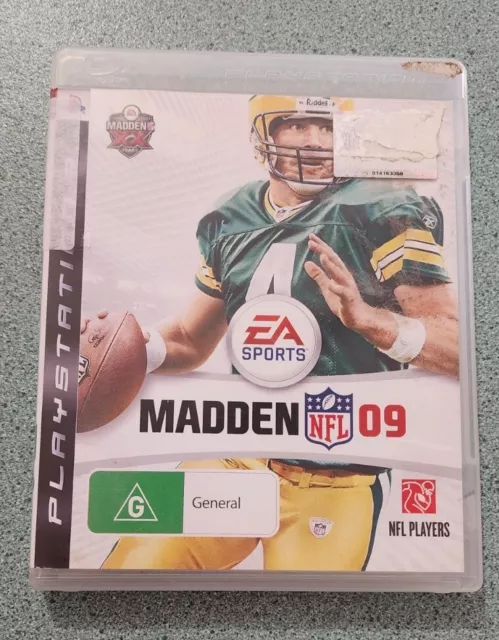 EA Sports: Madden NFL 09 (PlayStation 3 PS3) Game Complete With Manual - Tested