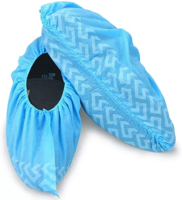 Case of 1000 Disposable Boot & Shoe Covers Non Slip Durable Large Size