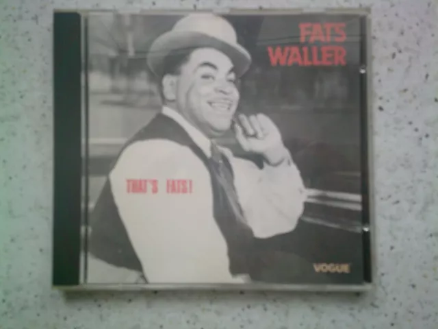 FATS WALLER       That`s Fats       CD