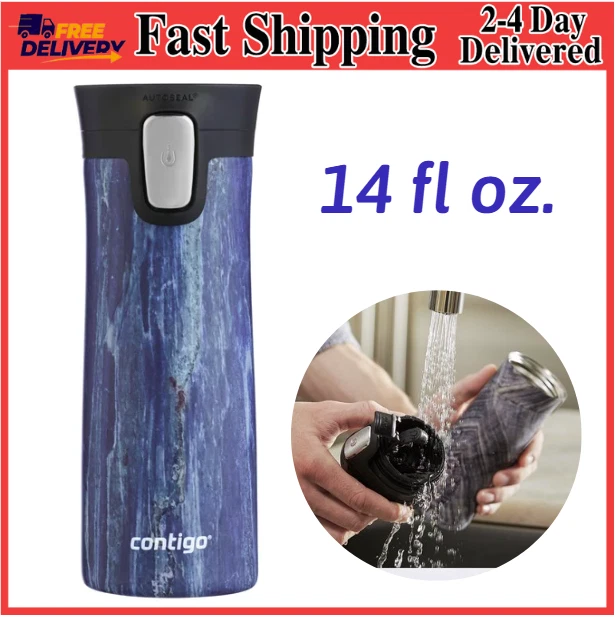 Contigo Couture Pinnacle Stainless Steel Travel Mug, 14 fl oz. - NEW