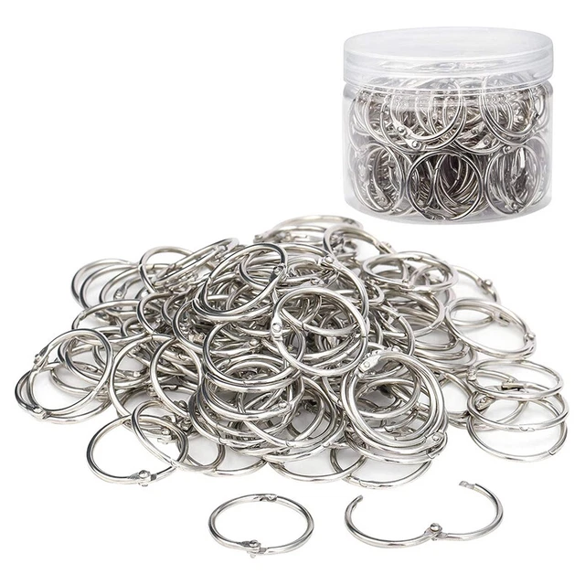Buch Ring Loseblatt Metall Papier Ring Verbinder  Buchringe Loose Leaf Handwerpd