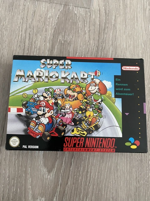Snes Super Nintendo Super Mario Kart OVP