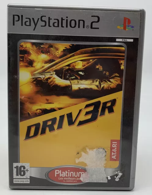 Driv3r Platinum PS2 Sony Playstation 2 Français PAL Atari Videogames