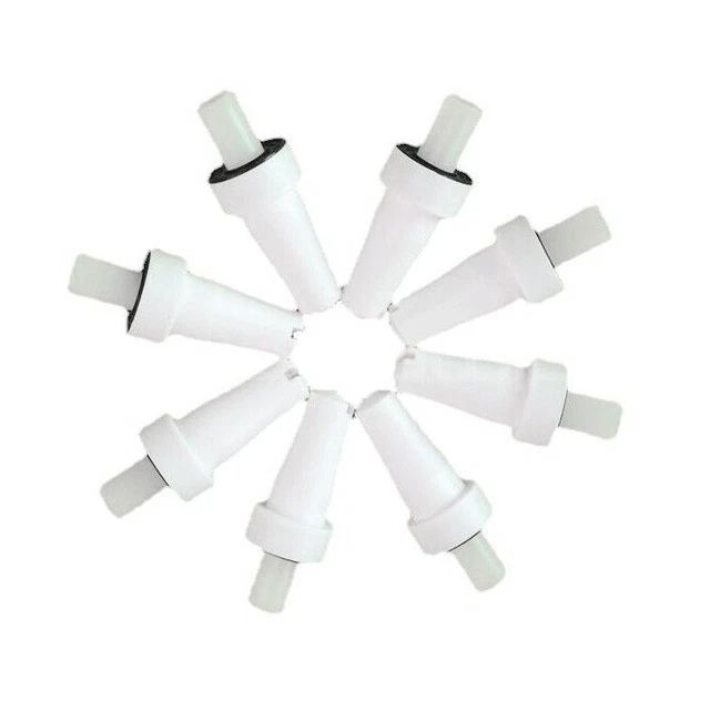 8 Pcs Hi-Q Flat jet nozzle for GM03 opti NF20 Electrostatic Powder spray gun
