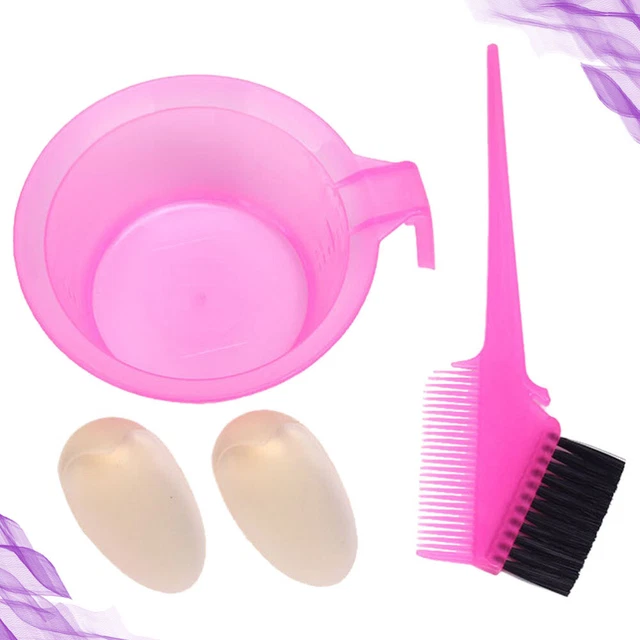 2 set spazzola pettine tintura bifacciale olio da forno strumento professionale per la colorazione dei capelli