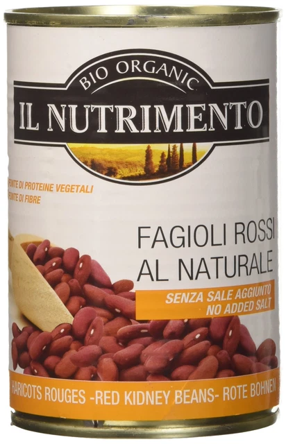 Probios Fagioli Rossi Naturali Bio Organic dall'Italia 12x400g NUOVO MHD 7/25