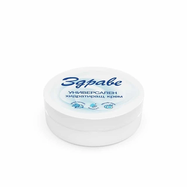 Crema hidratante universal ZDRAVE - marca firma de la era comunista de Bulgaria - 145 ml