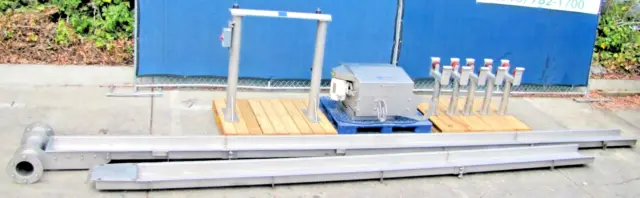 Layton Stainless Steel 20 HP Vibratory Shaker Horizontal Conveyor Conveying
