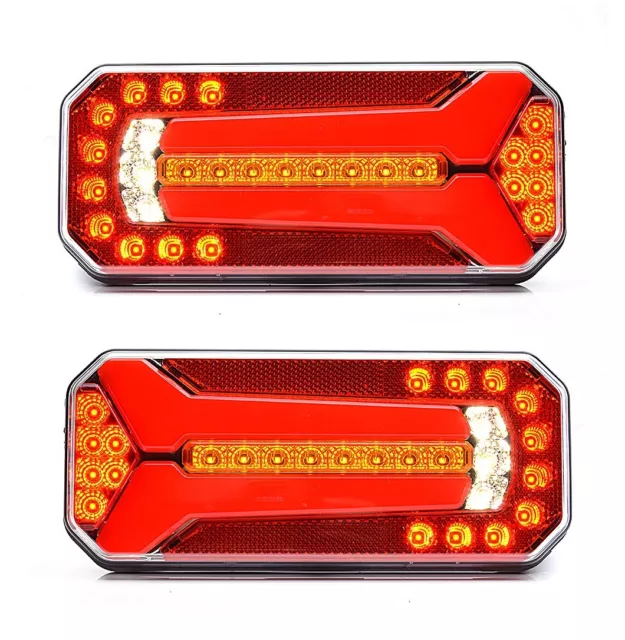 2 LED Rückleuchte Rücklicht 12V24V SET für LKW PKW Anhänger Wohnmobil Wohnwagen