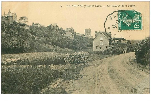 95.LA FRETTE.n°19469.LES COTEAUX DE LA VALLEE.PLIE
