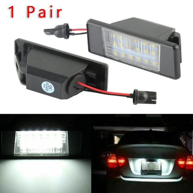Lumière De Plaque D'immatriculation Universelle De Moto CNC En Aluminium Lampe Detiquette Arriere 6 Led Tail Mount Lightingblue