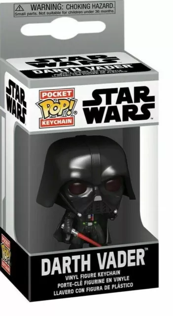 Star Wars Portachiavi Funko Pop Vinile Figura Darth Vader 4cm