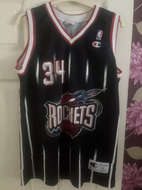 Vintage Houston Rockets Olajuwon Jersey 95/96 L