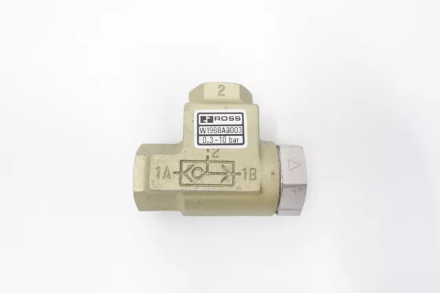 Ross W1968A3003 Pneumatic Shuttle Valve 0.3-10bar