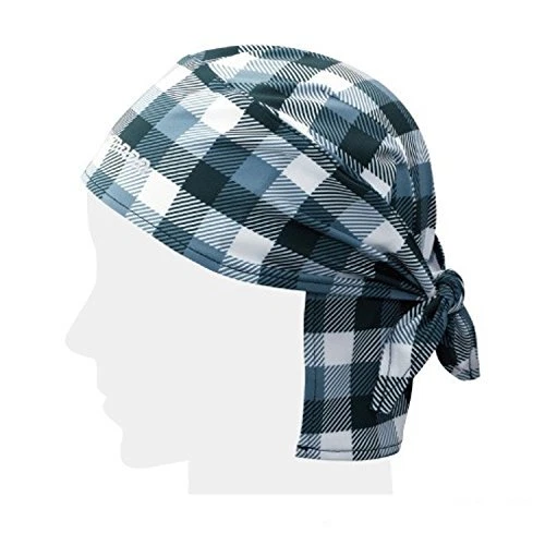Shimano (SHIMANO) cool bandana Blue shepherd check AC-018P
