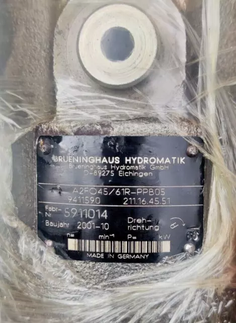 A2FO Series Brueninghaus Hydromatik A2FO45/61R-PPB05 Piston Pump
