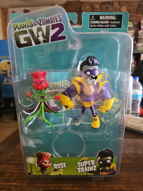 Diamond Select Plants vs Zombies GW2 Super Brainz & Rose Figures 2-Pack