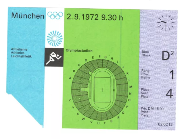 OLYMPICS 1972 München 0223 Deutschland