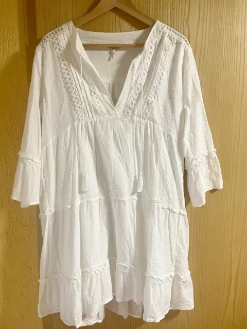 Kleid Esqualo Weiß Sommer Gr. 42