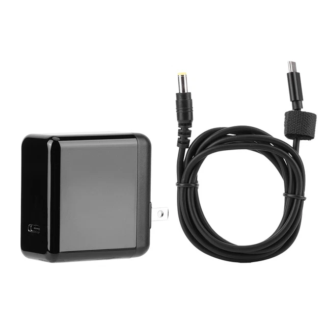 Power Adapter PD45W Fast Charging Type C To DC5525 Data Cable W/Type C To DC5525