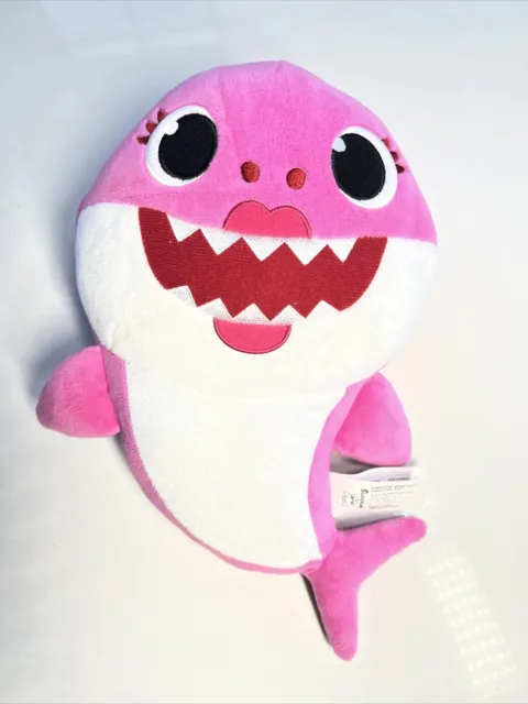 2019 Pinkfong Baby Shark Official Song Doll by WowWee - Pink Mommy Shark English