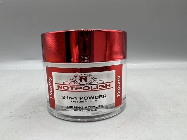 SEALED NOT POLISH 2 IN 1 POWDER DIP ACRYLIC 101 MILKY WHITE 2oz JAR