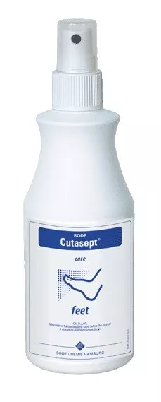 Bode Cutasept Feet 250 ml Fußspray zur Vital-Fußpflege und Fußpilz-Prophylaxe