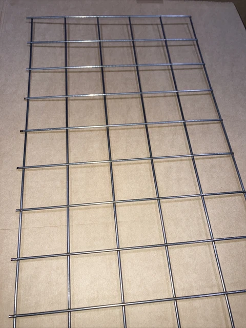 3 X Stainless Steel Welded Wire Mesh 50mm X 50mm x2.5mm Panel. 350mm X 260mm