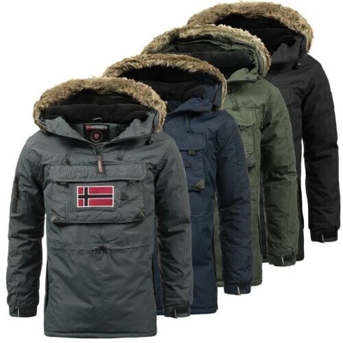 GEOGRAPHICAL NORWAY HOMMES Hiver Glissement Veste Hiver Très Chaud