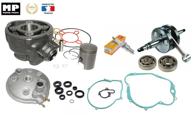 Kit Complet Roulements + Joints D'étanchéité Pour Moteur Minarelli AM6 (Yamaha DT50, TZR) - Neuf