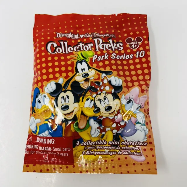 DISNEY COLLECTOR PACKS Park Series 10 Collectable Mini Characters 3 Per